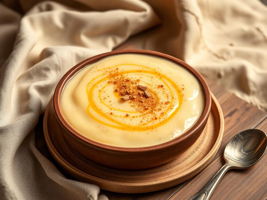 Arroz con leche cremoso sin azúcar