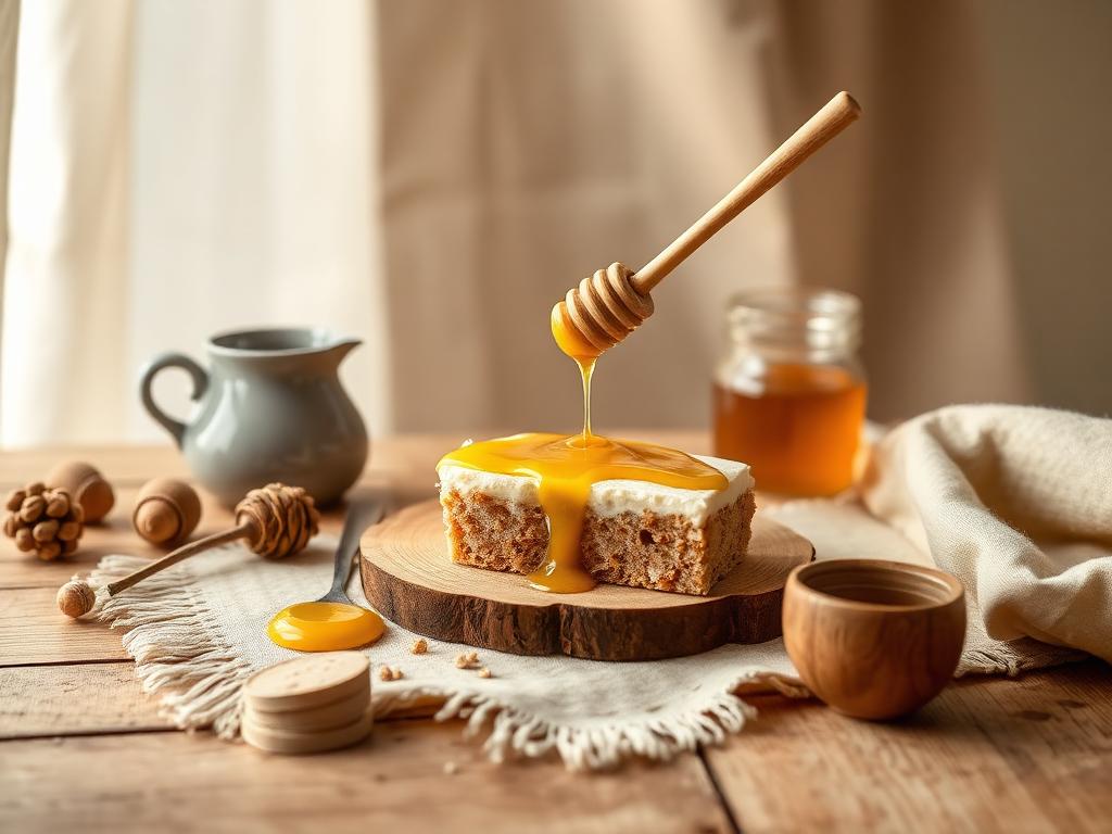 Avena cremosa con miel y canela