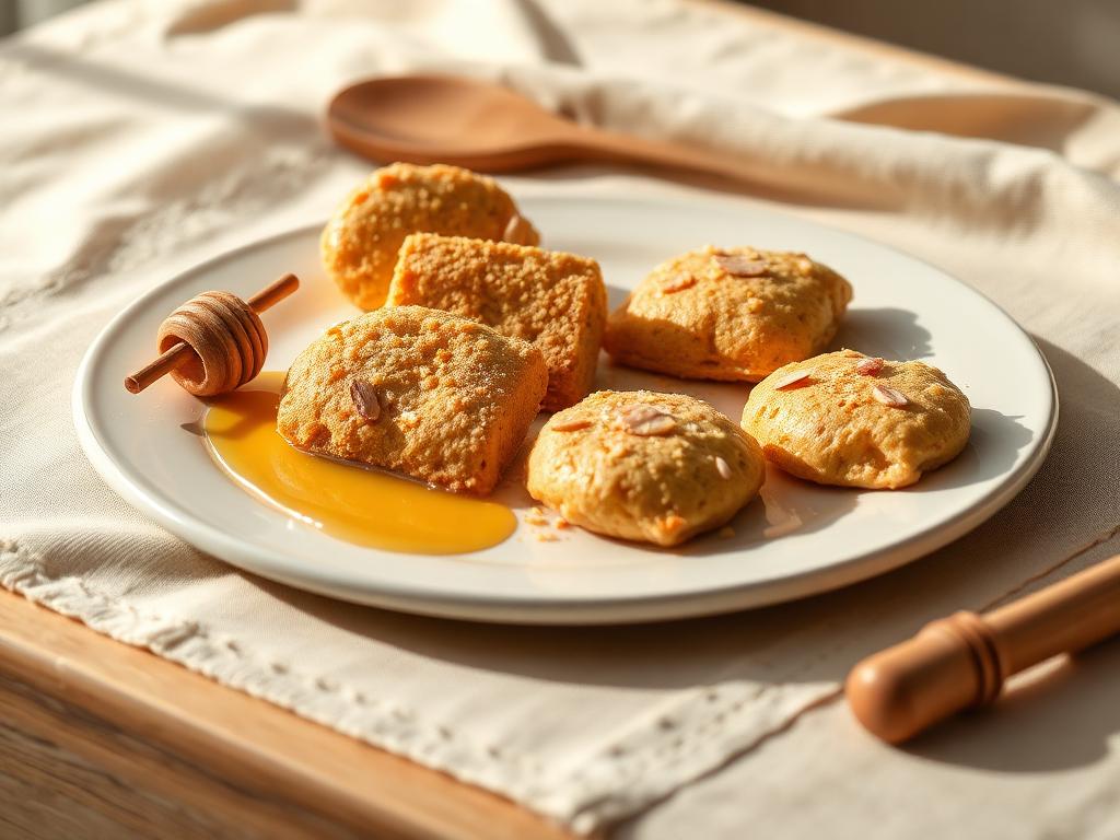 Galletas de avena, plátano y nuez