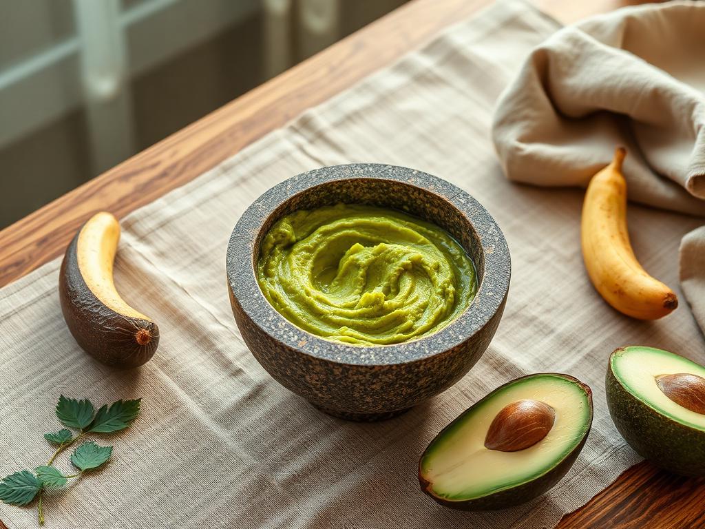 Guacamole clásico con totopos horneados