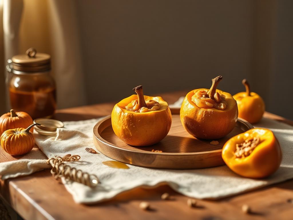 Manzana con crema de cacahuate y canela