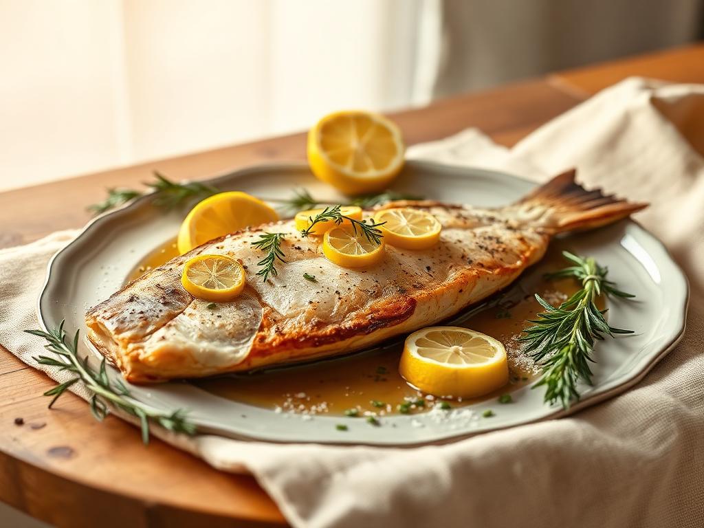 Pescado empapelado con verduras
