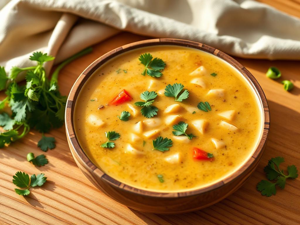 Sopa de lentejas con verduras